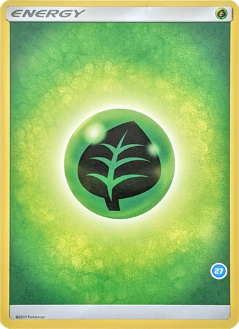 Grass Energy (Exclusivo de cubierta #27) [Sol y Luna: Kit de entrenador - Alolan Ninetales] 