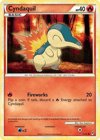 Cyndaquil (55/95) [HeartGold y SoulSilver: Call of Legends] 