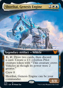Shorikai, Genesis Engine (arte extendido) [Kamigawa: Neon Dynasty Commander] 