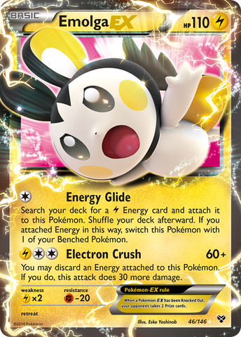 Emolga EX (46/146) [XY: Conjunto básico] 