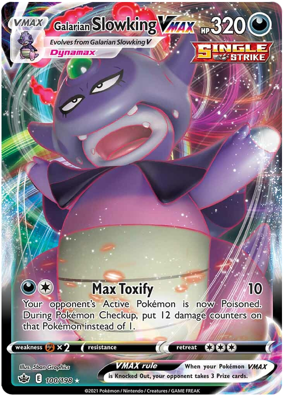Galarian Slowking VMAX (100/198) [Espada y escudo: Reino escalofriante] 