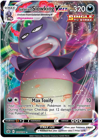 Galarian Slowking VMAX (100/198) [Espada y escudo: Reino escalofriante] 