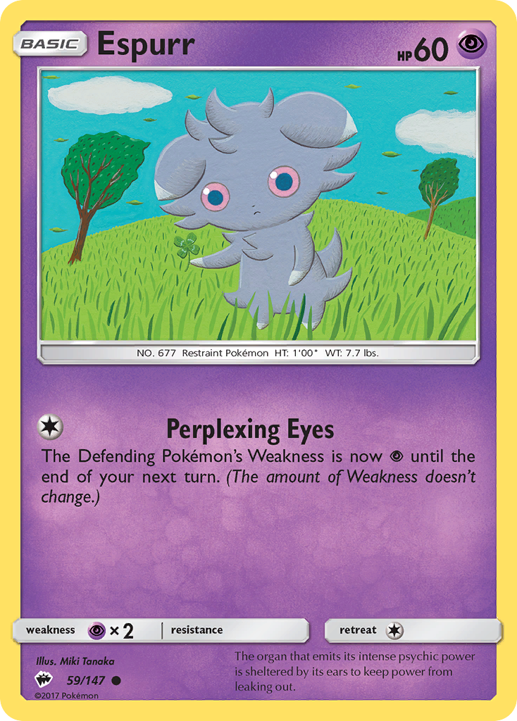 Espurr (59/147) [Sol y Luna: Sombras ardientes] 