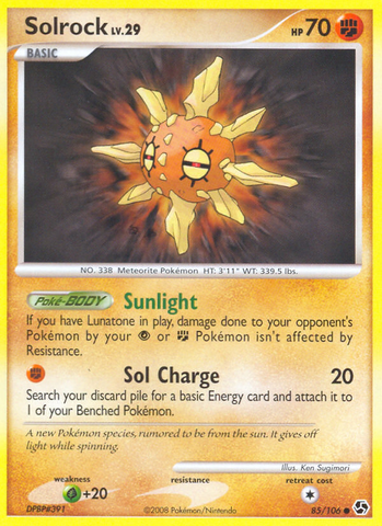 Solrock (85/106) [Diamante y Perla: Grandes encuentros] 