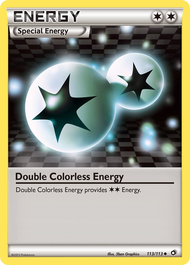 Doble energía incolora (113/113) [Blanco y negro: Tesoros legendarios] 