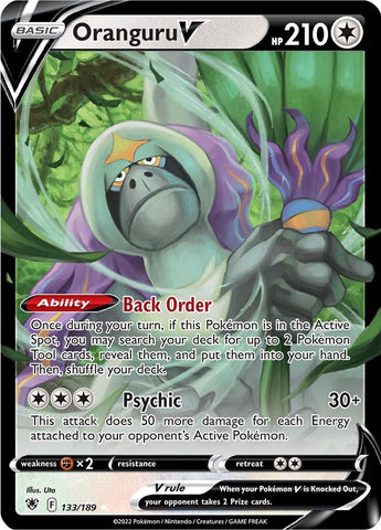 Oranguru V (133/189) [Espada y escudo: Resplandor astral] 
