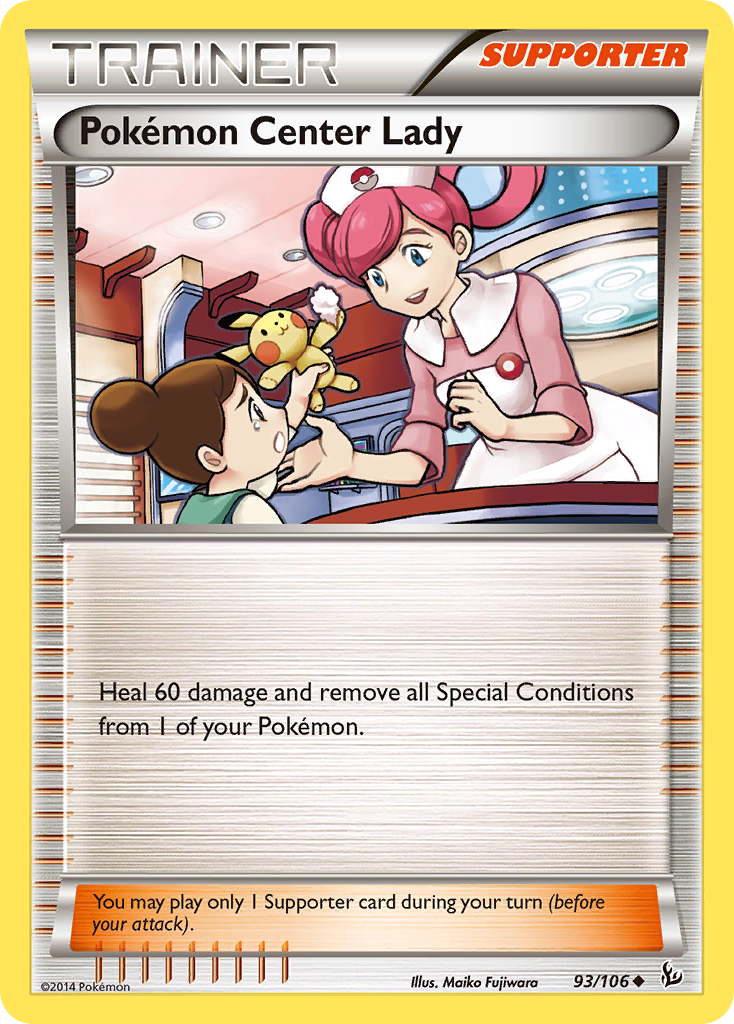 Dama del Centro Pokémon (93/106) [XY: Flashfire] 