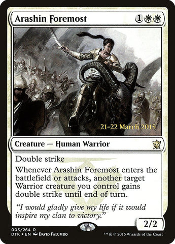 Arashin Foremost [Promociones de presentación de Dragones de Tarkir] 