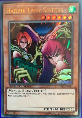 Hermanas Dama Arpía [STP1-EN013] Ultra Raro 
