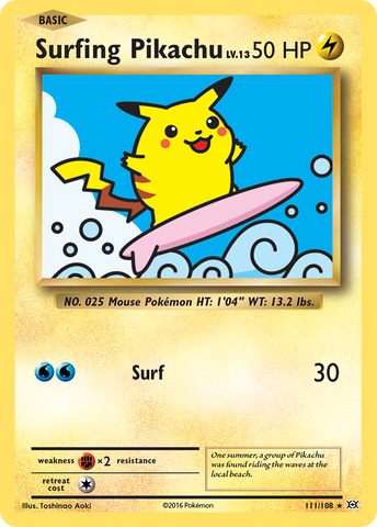Surfeando Pikachu (111/108) [XY: Evoluciones] 