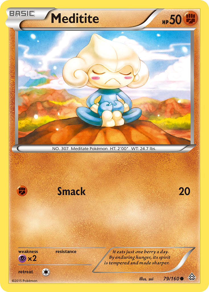 Meditita (79/160) [XY: Choque primigenio] 