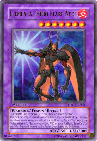 Elemental Hero Flare Neos [POTD-EN032] Ultra raro 