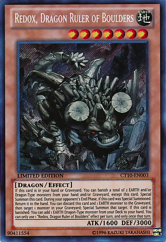 Redox, Dragón Gobernante de las Rocas [CT10-EN003] Secreto Raro 