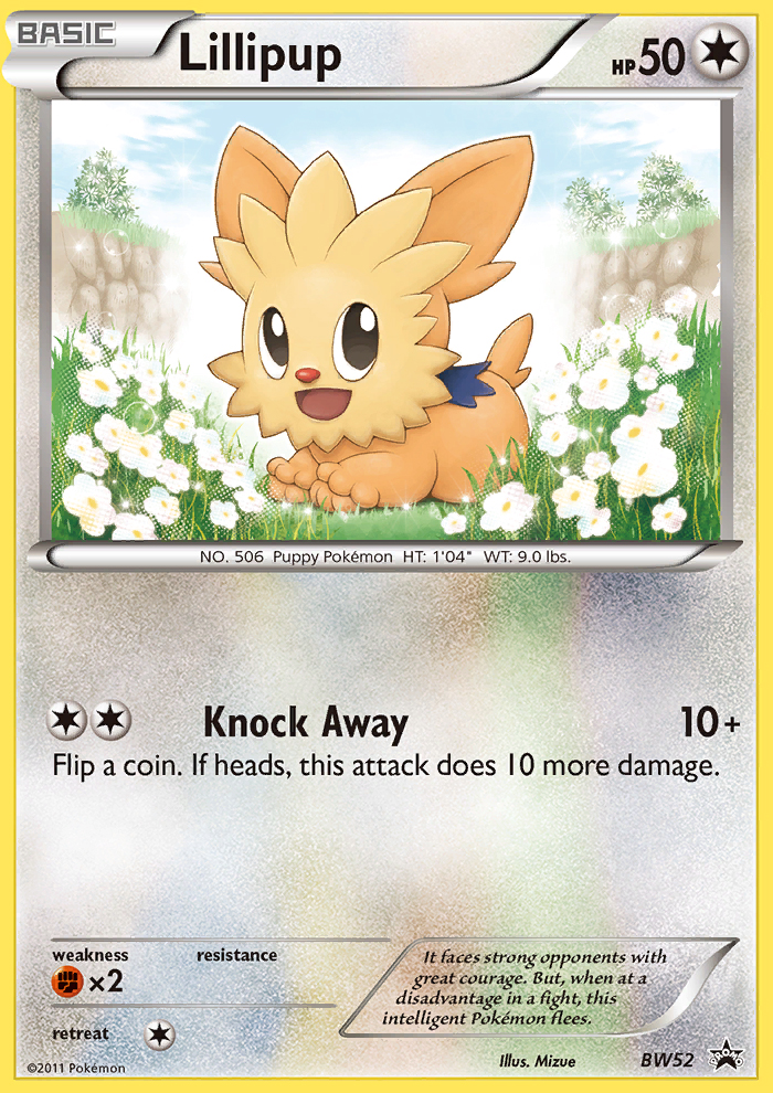 Lillipup (BW52) [Blanco y negro: Promociones de Black Star] 