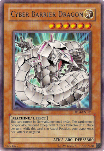 Dragón Barrera Cibernética [DR04-EN126] Raro 