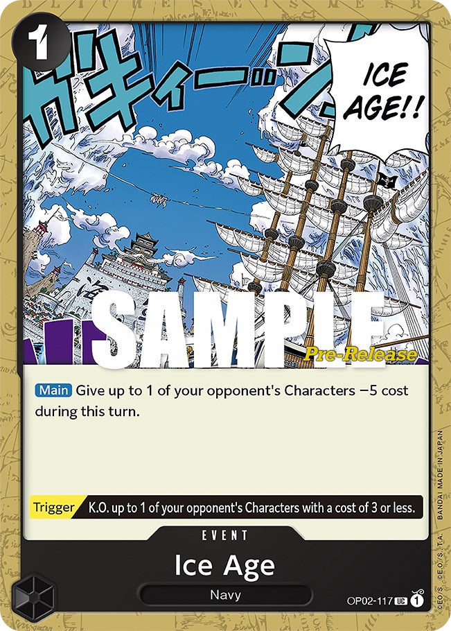 Ice Age [Tarjetas de prelanzamiento de Paramount War] 