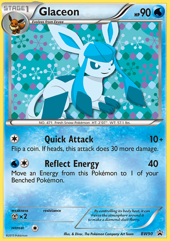Glaceon (BW90) [Blanco y negro: Promociones de Black Star] 