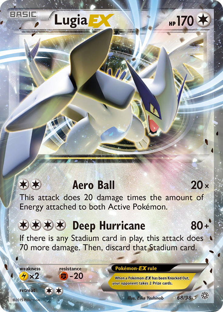 Lugia EX (68/98) [XY: Orígenes antiguos] 
