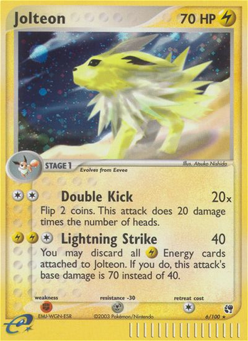 Jolteon (6/100) [EX: Tormenta de arena] 