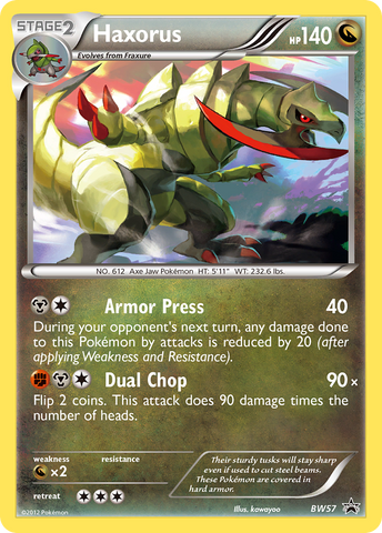 Haxorus (BW57) [Blanco y negro: Promociones de Black Star] 