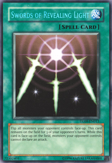 Espadas de luz reveladora (azul) [DL09-EN013] Raro 