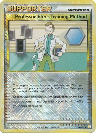 Método de entrenamiento del profesor Elm (100/123) (Promoción de liga) [HeartGold y SoulSilver: Conjunto básico] 