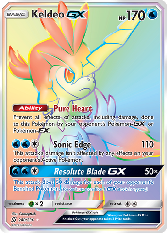 Keldeo GX (240/236) [Sol y Luna: Mentes Unificadas] 