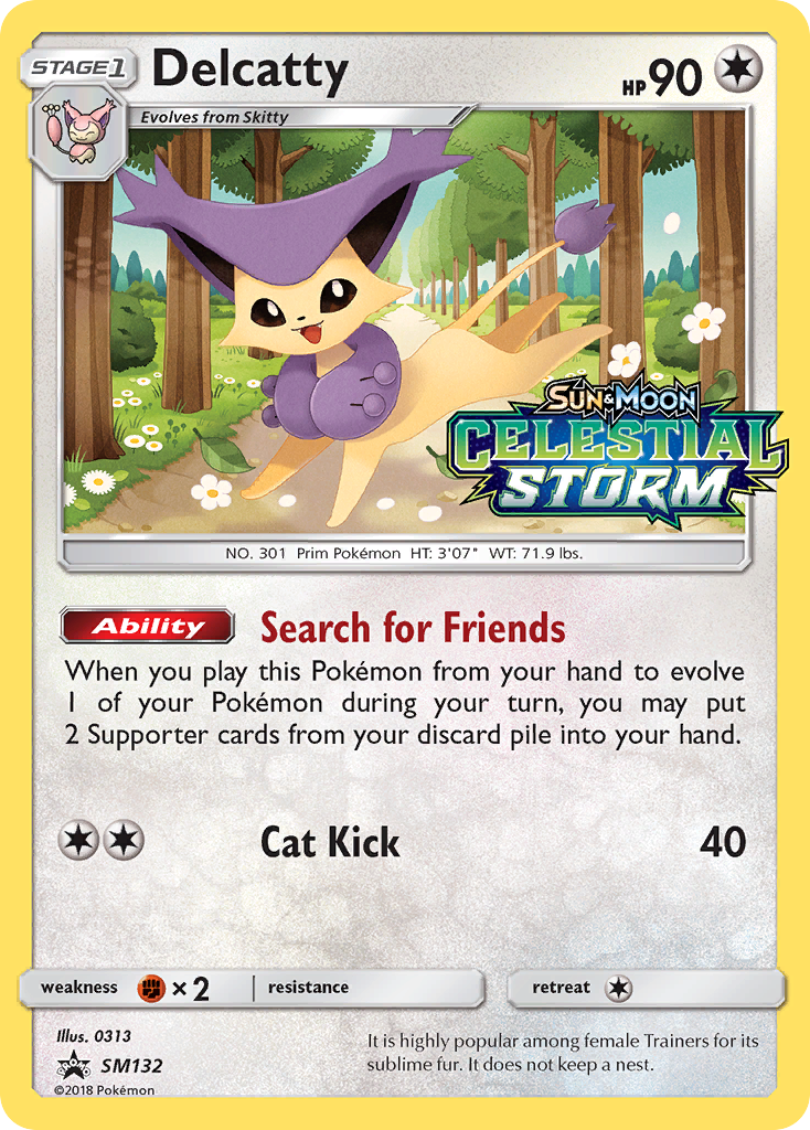 Delcatty (SM132) [Sol y Luna: Promociones de Black Star] 
