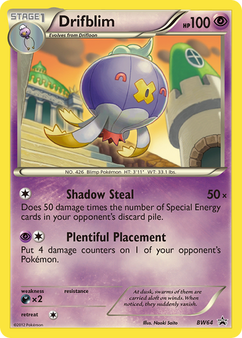 Drifblim (BW64) [Blanco y negro: Promociones de Black Star] 