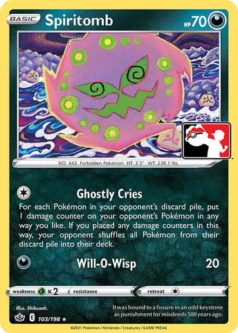 Spiritomb (103/198) [Paquete de premios Serie uno] 