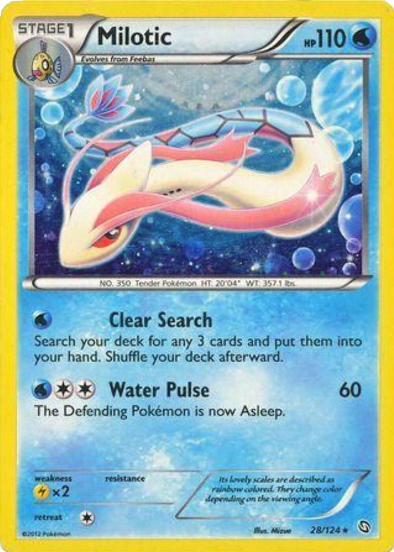 Milotic (28/124) (Cosmos Holo) [Blanco y negro: Dragones exaltados] 