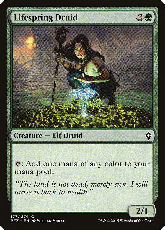 Druida Lifespring [Batalla por Zendikar] 