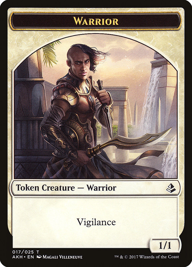 Hidra honrada // Ficha de guerrero de doble cara [Fichas Amonkhet] 