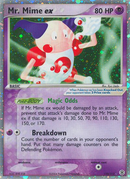 Mr. Mime ex (110/112) [EX: Rojo Fuego y Verde Hoja] 