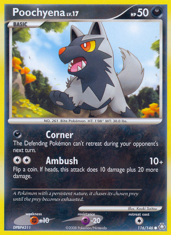 Poochyena (116/146) [Diamante y Perla: Leyendas despiertas] 