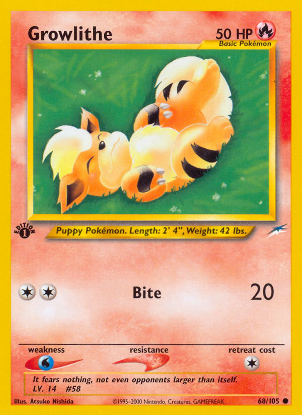 Growlithe (68/105) [Neo Destiny 1.ª edición] 