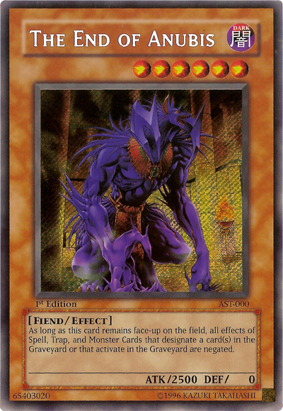 El fin de Anubis [AST-000] Secreto raro 