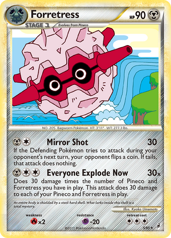 Forretress (5/95) [HeartGold y SoulSilver: Call of Legends] 