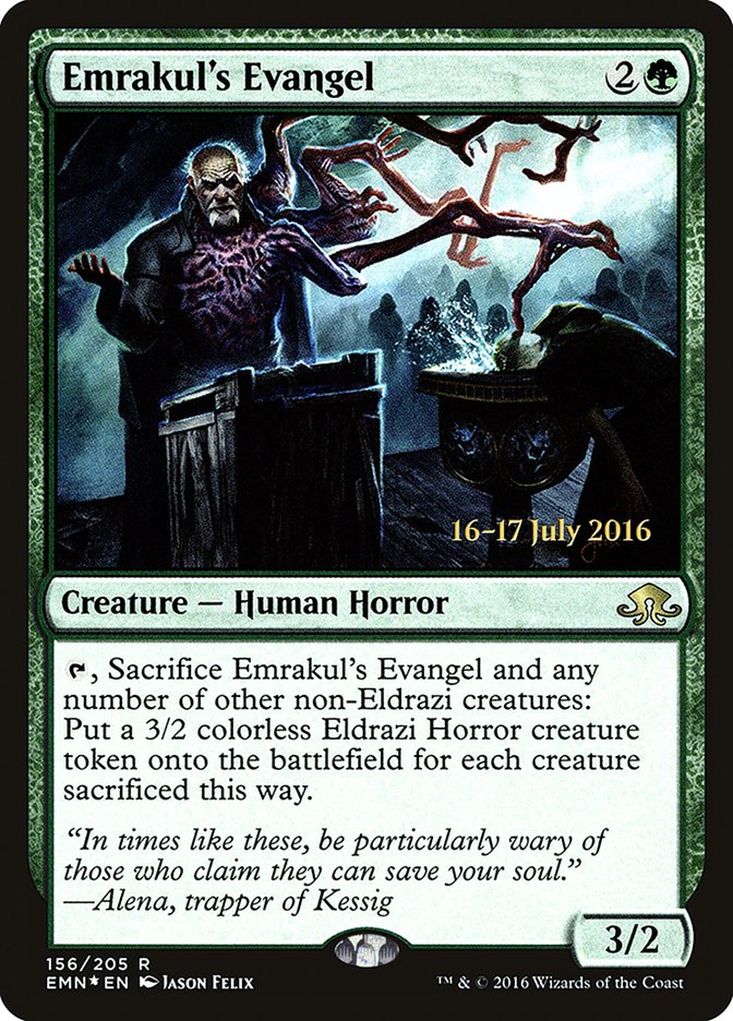 Emrakul's Evangel [Promociones de presentación de Eldritch Moon] 