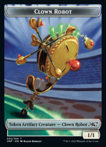 Token de robot payaso (002) [Tokens de Unfinity] 