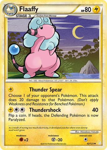 Flaaffy (42/123) [HeartGold y SoulSilver: Conjunto básico] 