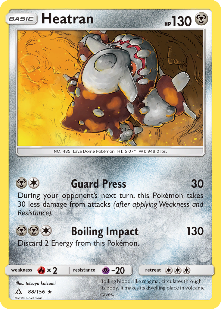 Heatran (88/156) [Sol y Luna: Ultra Prisma] 