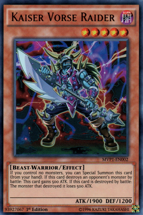 Kaiser Vorse Raider [MVP1-EN002] Ultra raro 