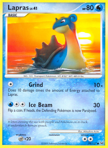 Lapras (79/127) [Platino: Conjunto básico] 