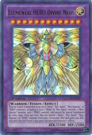 HÉROE elemental Divino Neos [LCGX-EN077] Ultra raro 