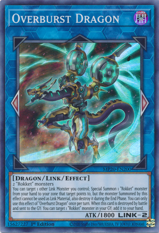 Dragón Overburst [MP20-EN200] Súper Raro 