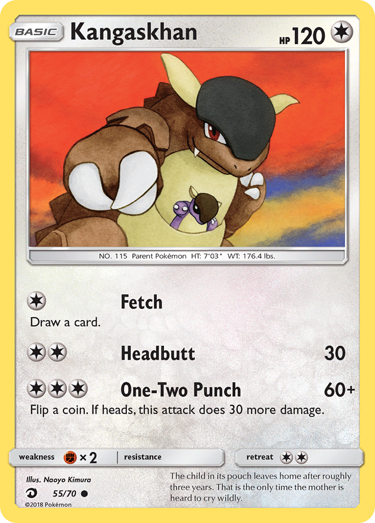 Kangaskhan (55/70) [Sol y Luna: Majestad del Dragón] 