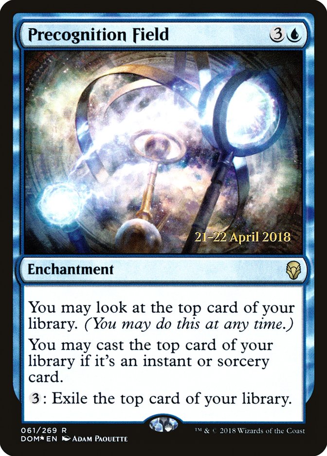 Campo de precognición [Promociones de presentación de Dominaria] 