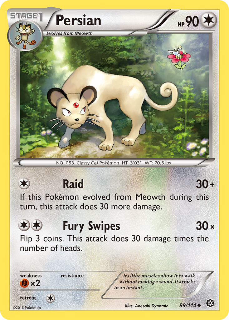 Persa (89/114) [XY: Asedio de vapor] 