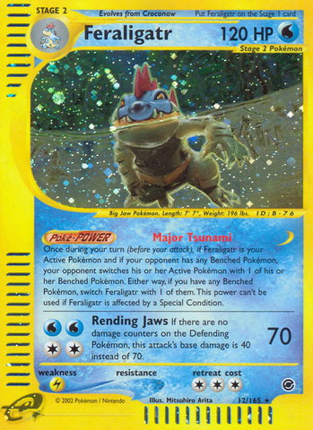 Feraligatr (12/165) [Expedición: Conjunto básico] 
